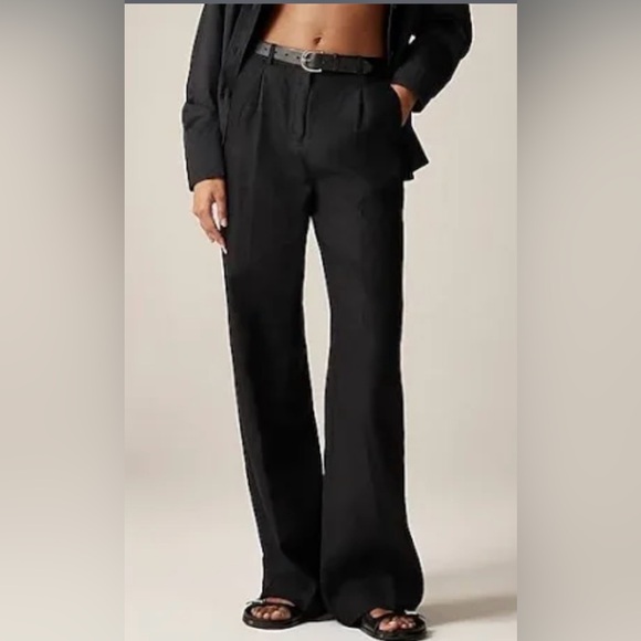 J. Crew Black Wide Leg Women's Pants - Picture 2 of 5